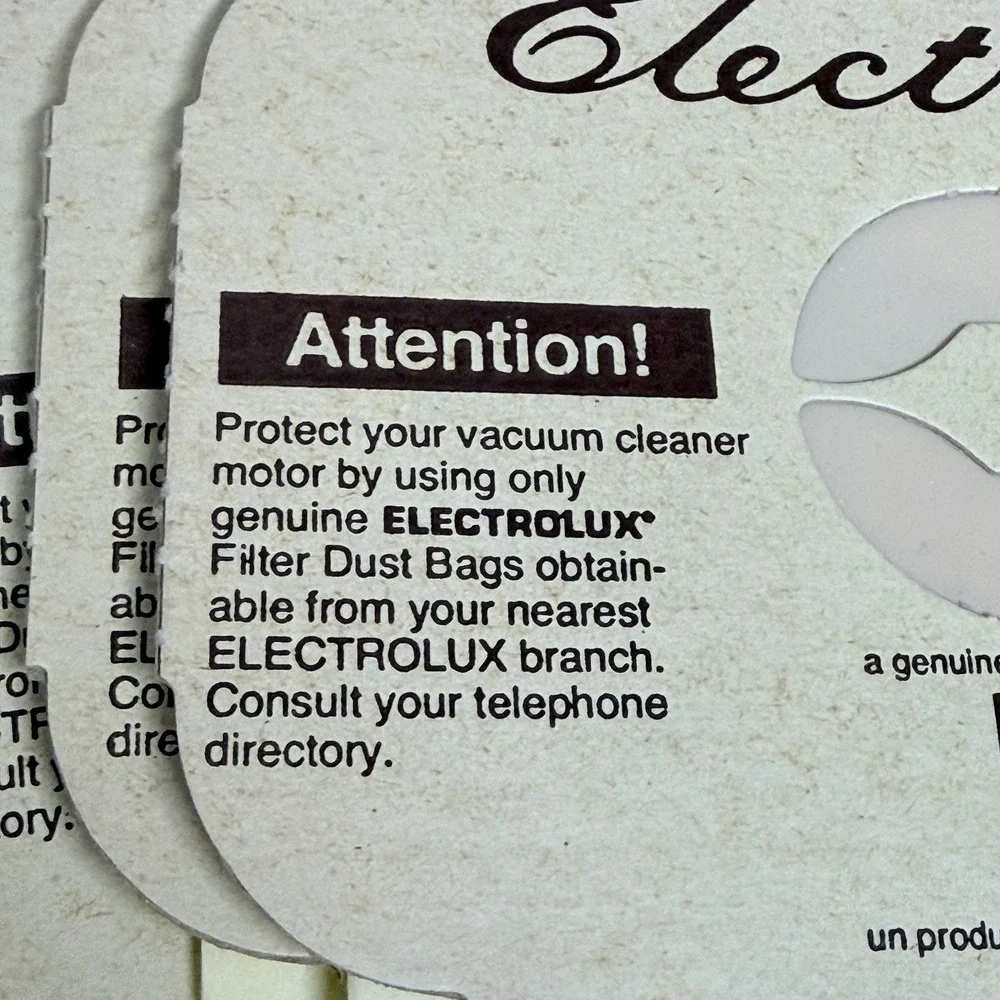 Electrolux C Style Brown Vacuum Dust Bags Lot Of 16 Genuine Vintage